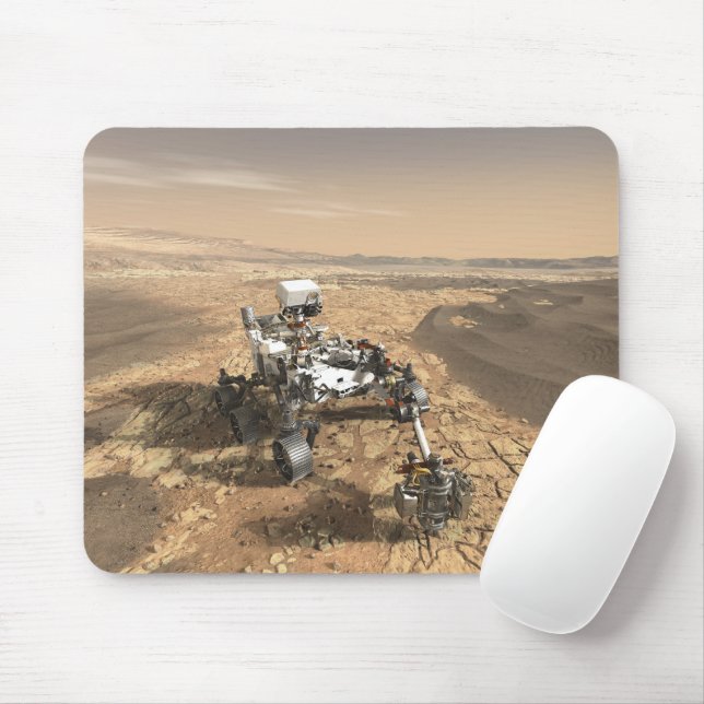Tapis De Souris Mars 2020 Rover Sur La Surface De Mars. (Avec souris)