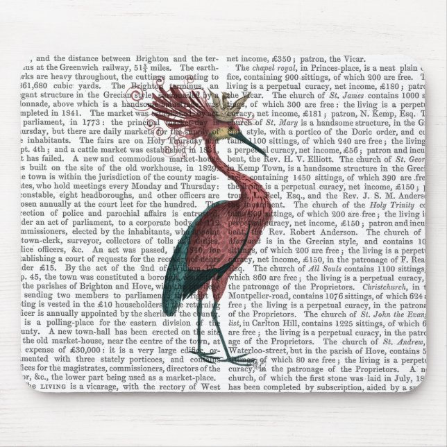 Tapis De Souris Marsala Heron (Devant)