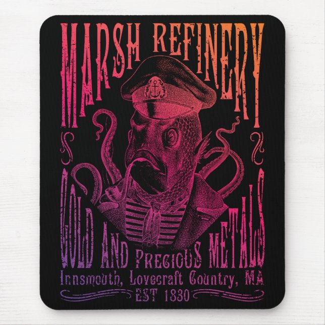 Tapis De Souris Marsh Refining Company Innsmouth Lovecraft (Devant)