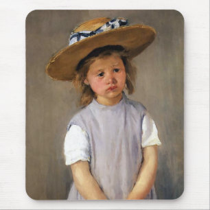 Tapis De Souris Mary Cassatt "enfant dans un chapeau de paille "