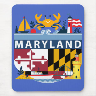 Tapis De Souris Maryland, États-Unis d'Amérique