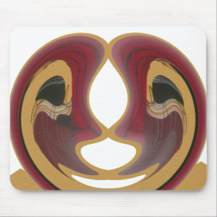 Tapis De Souris Masai Tribal Whirt Art Imprimer