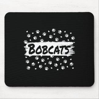 Tapis De Souris Mascotte Bobcats Esprit École Hommes Femmes Léopar