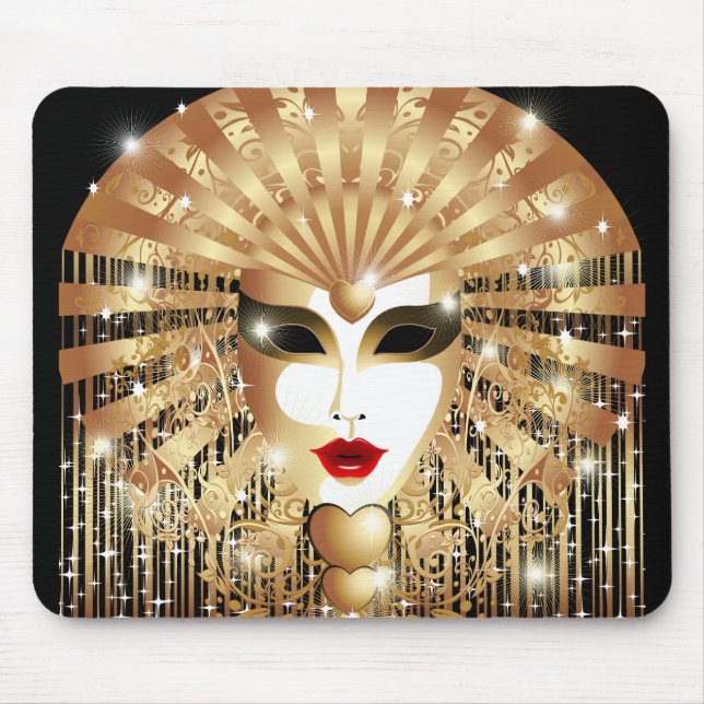 Tapis De Souris Mask de la Fête du Venice Carnival (Devant)