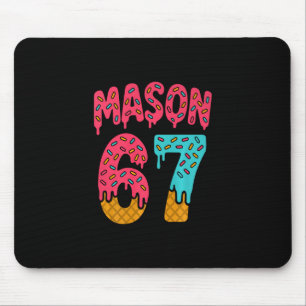 Tapis De Souris Mason 67 Glace Memes Drôle Six Sept (sur Ck) Pr