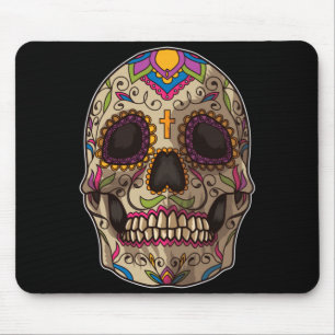 Tapis De Souris Masque de crâne de sucre pour hommes - Calavera -