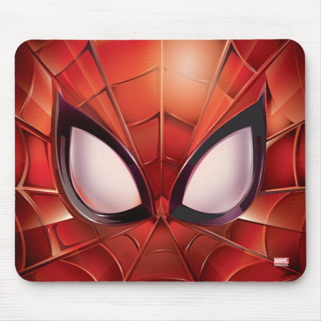 Tapis De Souris Masque de fond de cercle Spider-Man (Devant)