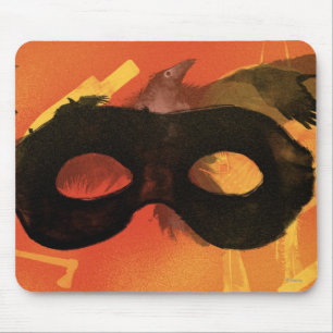 Tapis De Souris Masque de Ranger Lone avec Crow