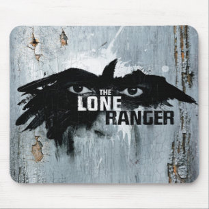 Tapis De Souris Masque de Rangers solitaires avec logo