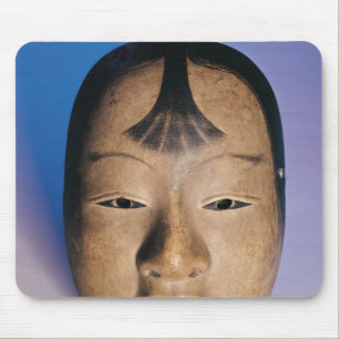 Tapis De Souris Masque de théâtre de Noh d'un jeune garçon appe
