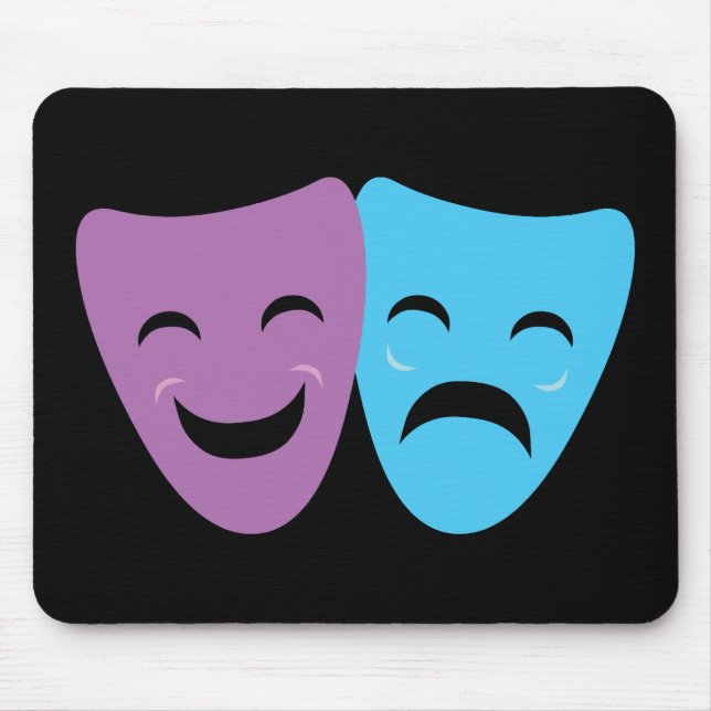Tapis De Souris Masques de drame (Devant)