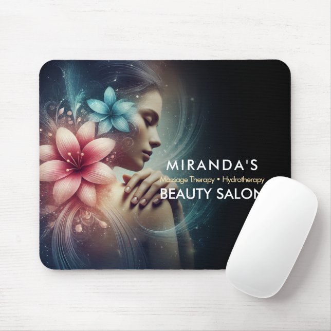 Tapis De Souris Massage Thérapie Guérison Mains Énergie Spa Bien-ê (Avec souris)