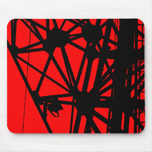 Tapis De Souris Mast radio - Rouge (Devant)