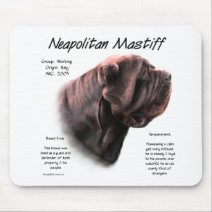 Tapis De Souris Mastiff napolitain (acajou)