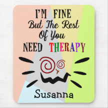 Mat de souris humoristique