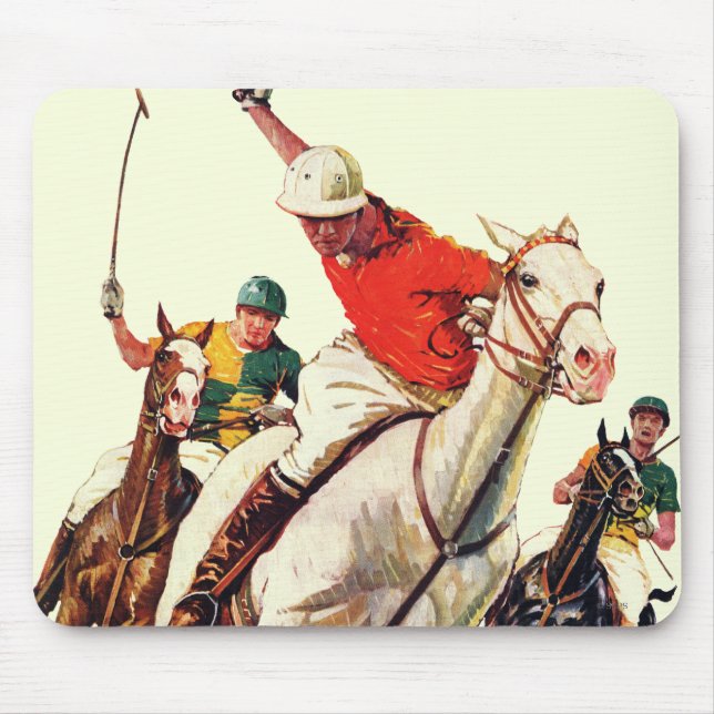 Tapis De Souris Match de polo (Devant)