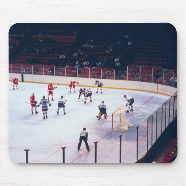 Tapis De Souris Match vintage de hockey sur glace (Devant)
