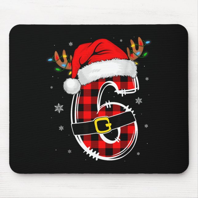 Tapis De Souris Matching Couples Christmas 6 7 Six Seven Meme Slan (Devant)