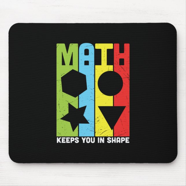 Tapis De Souris Math Enseignant Math Math vous maintient dans la f (Devant)