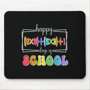 Tapis De Souris Math Formula 100 Jours D'École Drôle Enseignant Ma