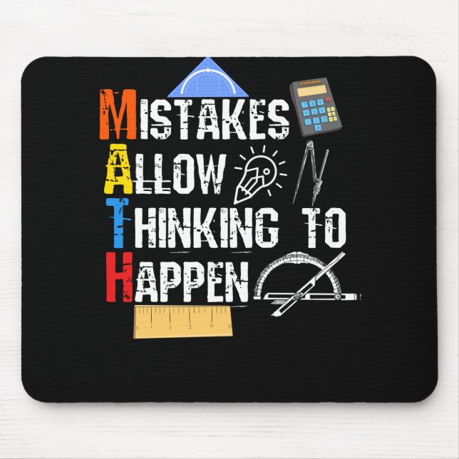 Tapis De Souris Math. Mistakes Allow (Devant)
