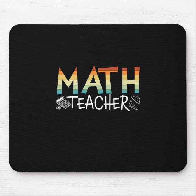 Tapis De Souris Math Teacher (Devant)