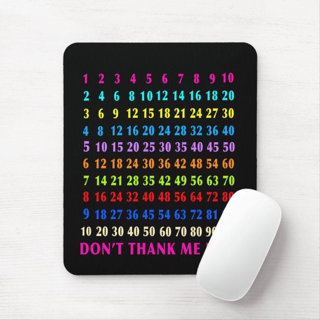 Tapis De Souris Mathématiques  (Avec souris)