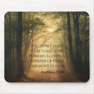 Tapis De Souris Matthieu 17:20