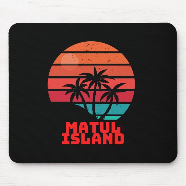 Tapis De Souris Matul Island Zombi Film d'horreur (Devant)