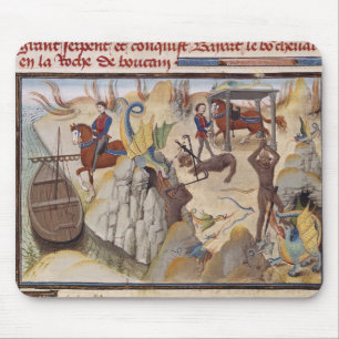 Tapis De Souris Maugis combattant le serpent