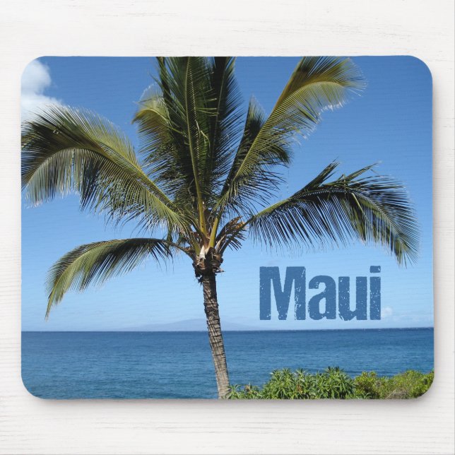 Tapis De Souris Maui Hawaii belle île de photographie plage (Devant)
