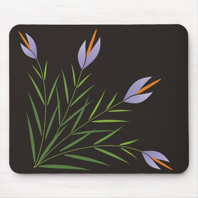 Tapis De Souris Mauve lily Mousepad (Devant)