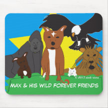 Max et ses amis folles et sauvages Mousepad