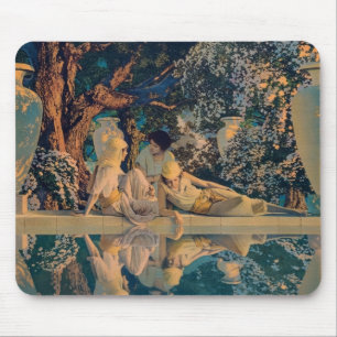 Tapis De Souris Maxfield Parrish Le Jardin d'Allah 1918 Beaux-Arts