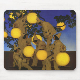 Tapis De Souris Maxfield Parrish Les Porteuses de Lanternes 1908 V