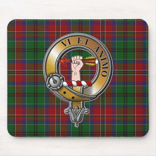 Tapis De Souris McCulloch Tartan & Badge (Devant)