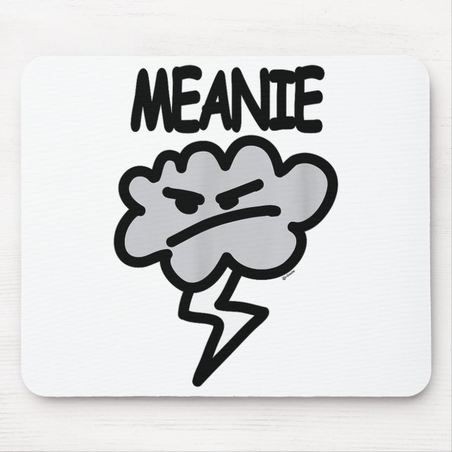 Tapis De Souris Meanie Cloud Lightning Funny  (Devant)