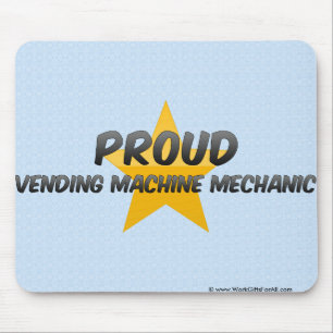 Tapis De Souris Mécanicien fier de distributeur automatique