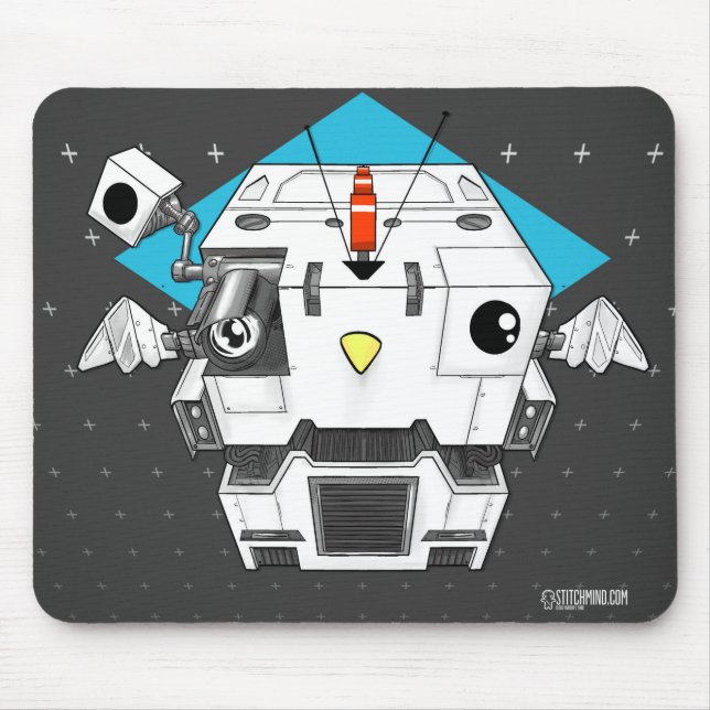 Tapis De Souris Mecha Cockblock Mousepad (Devant)