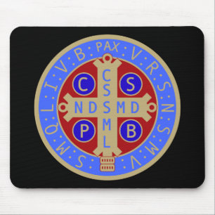 Tapis De Souris Médaille de St Benoît Mousepad