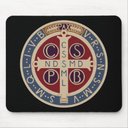 Tapis De Souris Médaille Mousepad de St Benoît