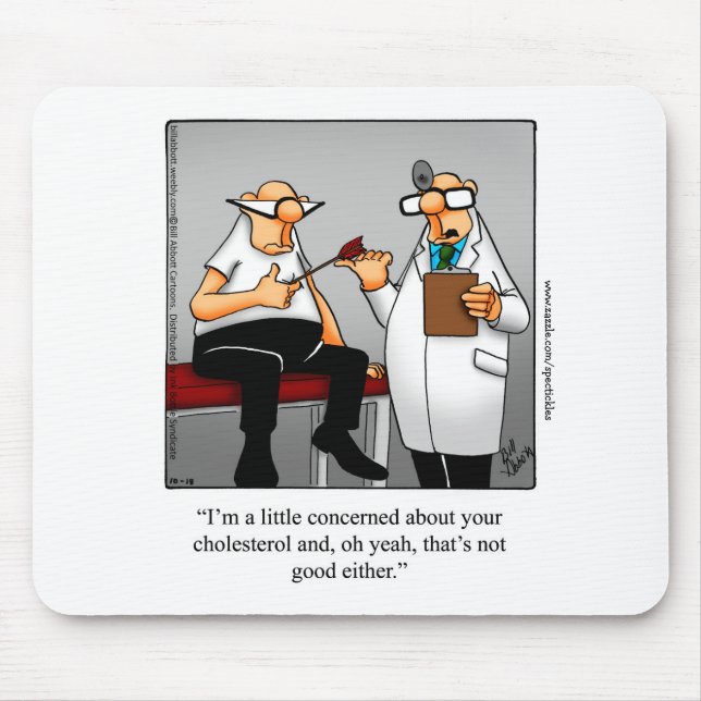 Tapis De Souris Médecin amusant / Humour Médicale Mousepad (Devant)