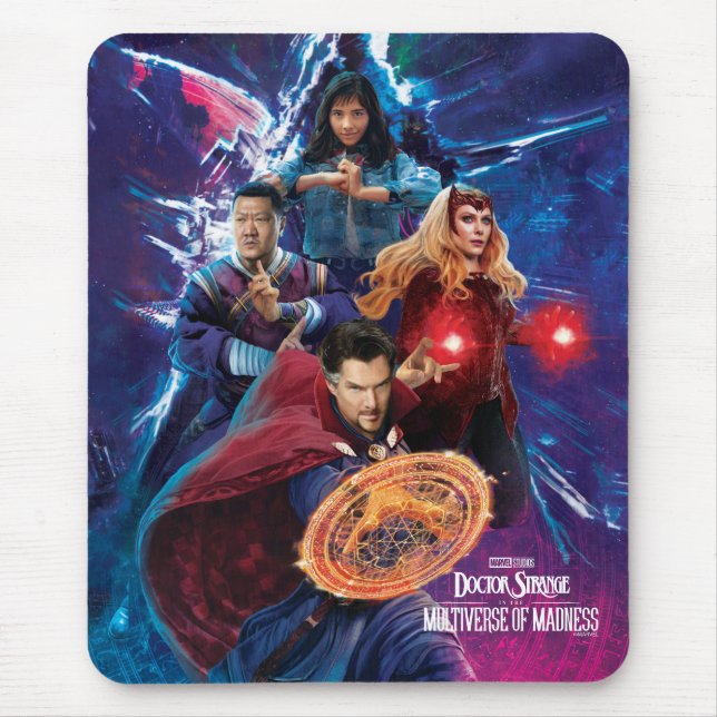 Tapis De Souris Médecin Strange & Alliés Multiverse Graphisme (Devant)