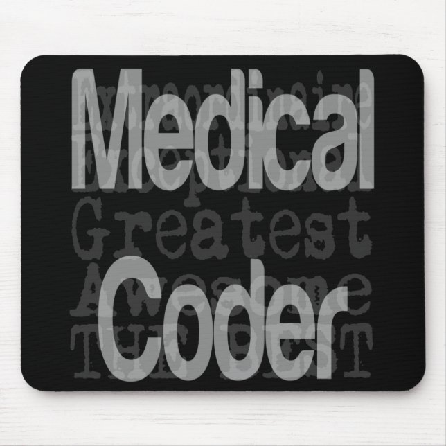 Tapis De Souris Médicale Coder Extraordinaire (Devant)