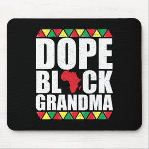 Tapis De Souris Médicament Black Grand-mère Mois de l'histoire des