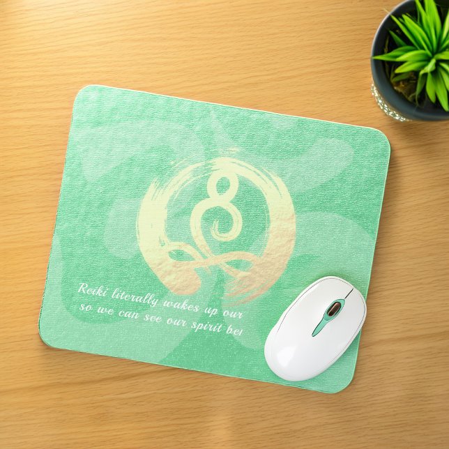 Tapis De Souris Méditation de l'instructeur de yoga Pose Zen Om Ci (Créateur téléchargé)