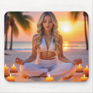 TAPIS DE SOURIS MÉDITATION - YOGA - BIEN-ÊTRE - CARPE DIEM