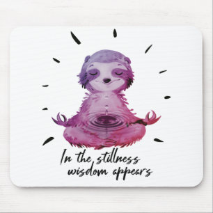 Tapis De Souris Méditer la Sloth