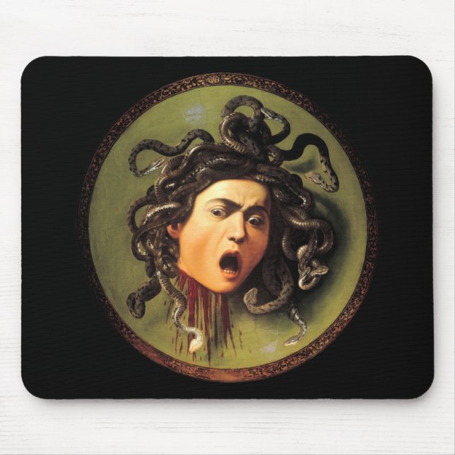 Tapis De Souris Méduse, Caravaggio (Devant)