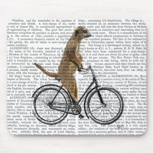 Tapis De Souris Meerkat sur la bicyclette